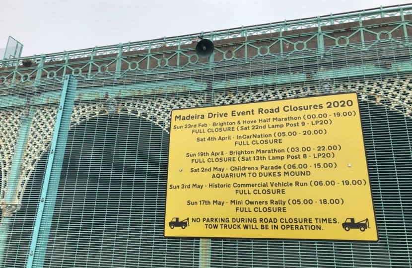 Events on Madeira Drive are under threat once more