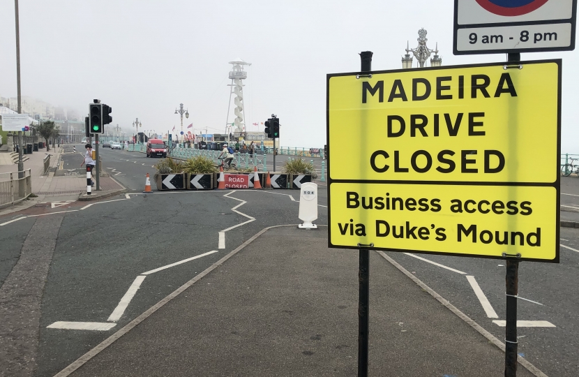 Madeira Drive Closure
