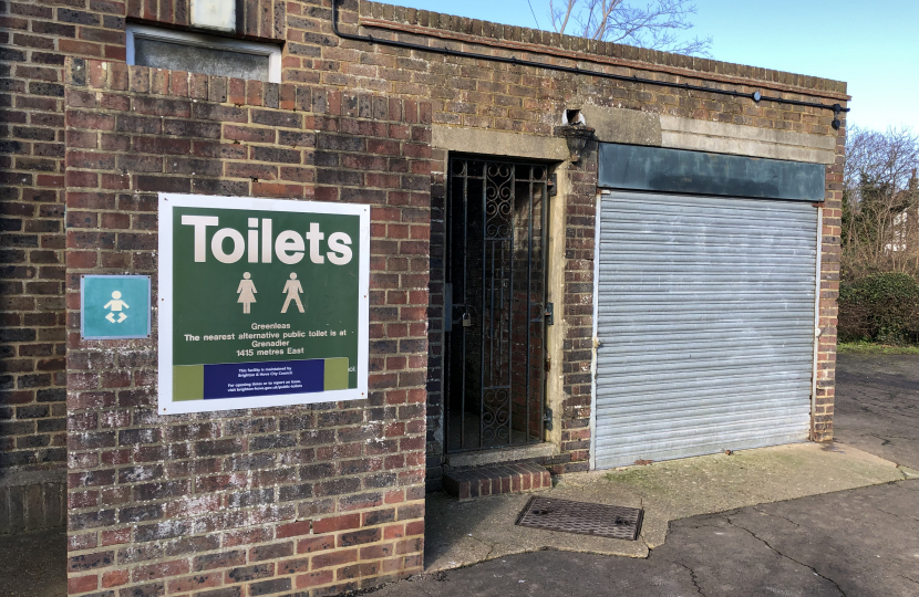 Greenleas public toilets, Hangleton