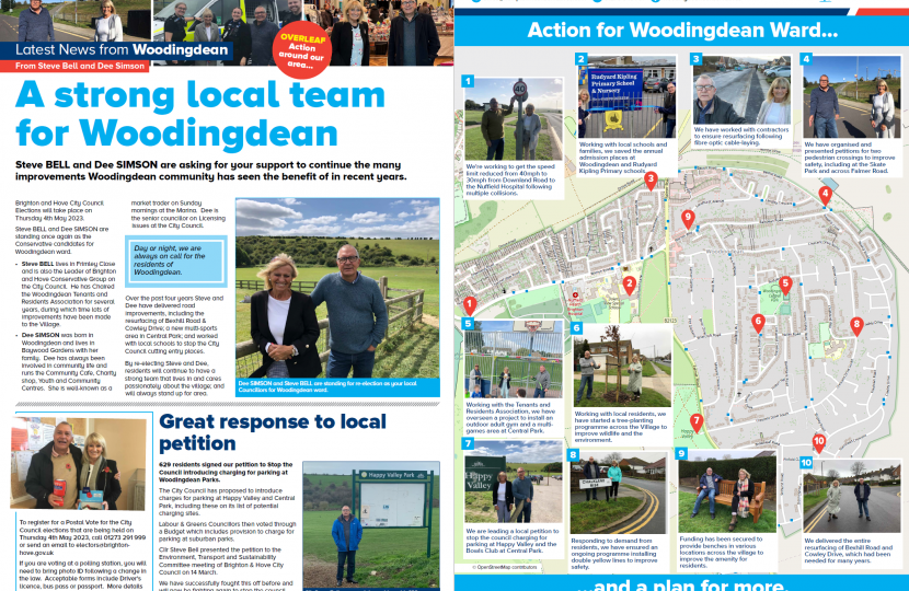 A strong team for Woodingdean April 2023
