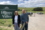 Steve Bell and Dee Simson at Happy Valley car park