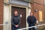 Gary Taylor and Kirk Taylor at Portslade Town Hall