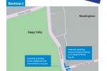 Section 1 - Crossing improvements at Falmer Road/Crescent Drive South