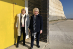 Conservative candidate for the Rottingdean Coastal by-election Lynda Hyde with local Councillor Mary Mears