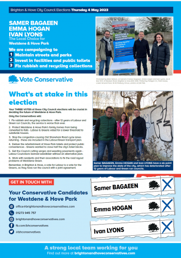 A strong local team for Westdene & Hove Park cover