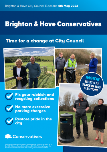 Conservative Group Leaflet November 2022 front cover